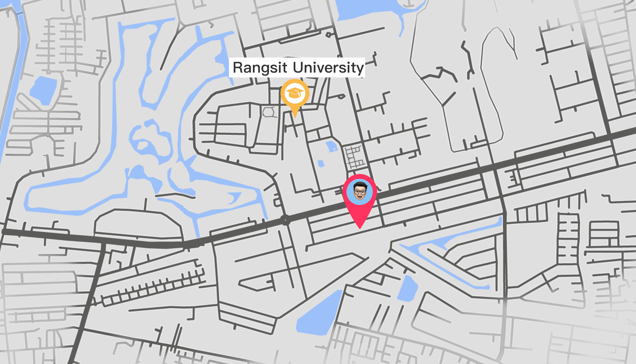 Map of my location